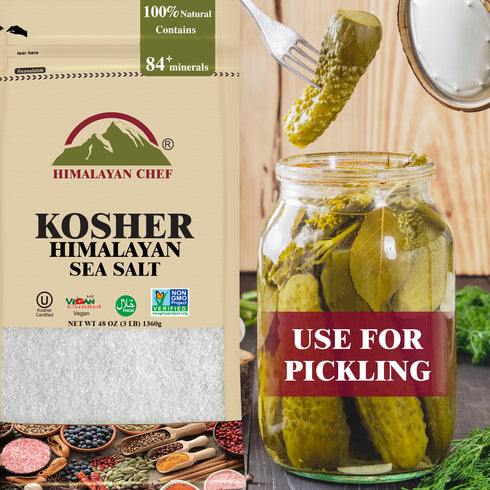 Kosher Sea Salt 3 lbs | HIMALAYAN CHEF
